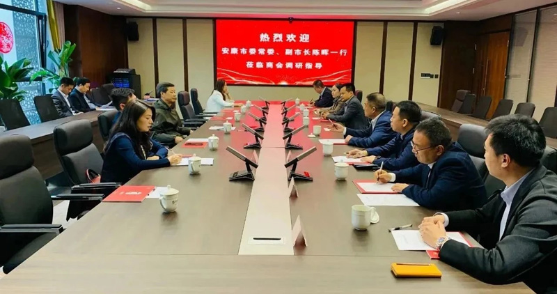 安康市委常委、副市長陳暉一行蒞臨西安安康商會調(diào)研指導